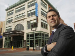 Chris Buccini near The Queen Theater